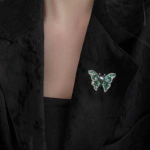Exquisite Butterfly Brooch Tahitian Pearl - House Of Pearls